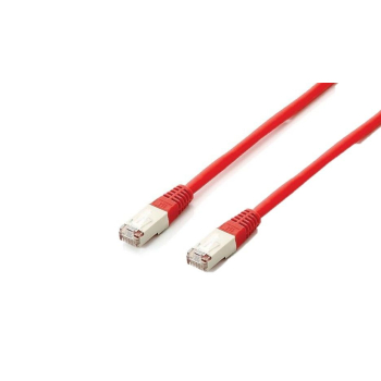 Equip Patchkabel Cat6A Plat.S/FTP 2xRJ45 10.00m     rot LSZH Polybeutel