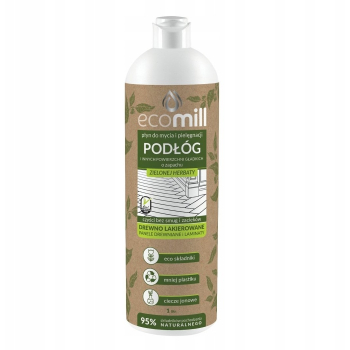 ECOMILL Płyn do podłóg ZIELONA HERBATA drewno, panele  1l
