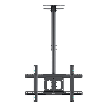 ONKRON N2L-B Uchwyt sufitowy obrotowo-pochylny do ekranu 32"-80" maks 68 kg czarny