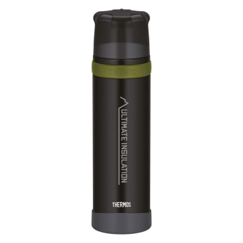 Termos outdorowy do warunków ekstremalnych z kubkiem 0,9l black matt 150063 THERMOS