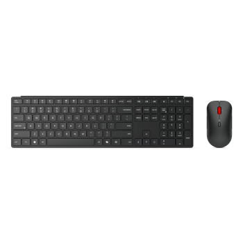 Lenovo 4X31S04814 klawiatura Dołączona myszka Biuro RF Wireless + Bluetooth Niemiecki Czarny