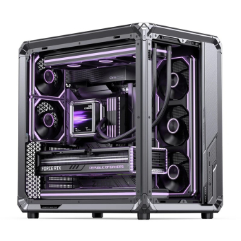 Jonsbo X400 Pro PC-Gehäuse, Midi-Tower, ATX, Tempered Glass - grau