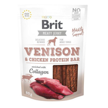 Brit Jerky Venison Protein Bar Dziczyzna - przysmak dla psa - 200 g