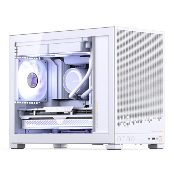 Obudowa PC Jonsbo D32 STD Biała Obudowa, Mini Obudowa, mATX, Szkło Hartowane - Białe