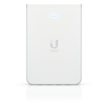 Access Point Wi-Fi 6 Ubiquiti UniFi U6 In-Wall 2.4GHz(2x2)/5GHz(4x4)/6GHz(–) PoE+/PoE 4x1G 1x2,5G