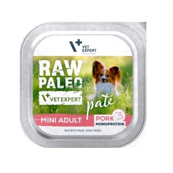 VetExpert Raw Paleo PORK Pate Mini Adult 150g