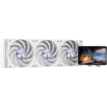 Chłodzenie wodne Krux HydroArc 360 White (KRXE011)