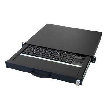 aixcase AIX-19K1UKUSTP-B klawiatura USB QWERTY US English Czarny