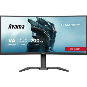 iiyama G-MASTER GCB3484WQSU-B2 34IN PRO-GAMING 0.4MS VA LCD 3440X144 monitor komputerowy 86,4 cm (34") 3440 x 1440 px UltraWide Quad HD Czarny