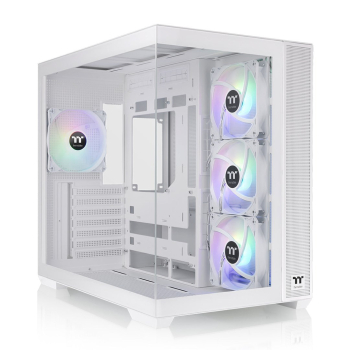Thermaltake View 380 TG ARGB Śnieżnobiały - Mini wieża - ATX