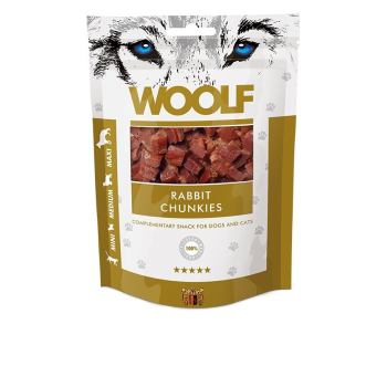 WOOLF Przysmak Rabbit Chunkies dla psa 100g