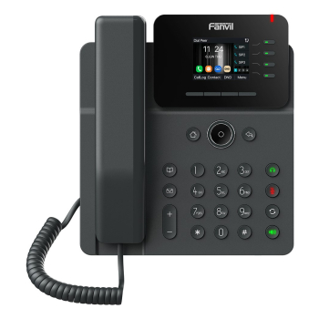 Fanvil V61G telefon VoIP Czarny 4 linii LCD