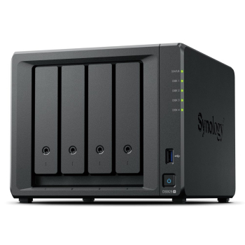 NAS Synology DS925+; Tower; 4x (3.5" SATA HDD); AMD Ryzer V1500B; 4 GB DDR4 ECC SODIMM (max. 32GB)