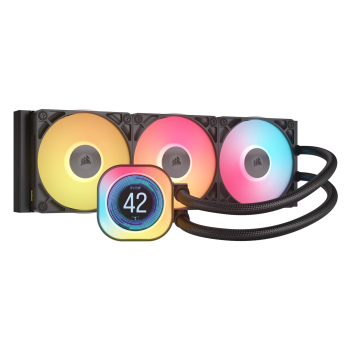 CORSAIR iCUE LINK TITAN 360 RX LCD AIO, 360mm Radiator, Liquid CPU Cooler