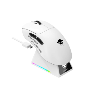 Mysz gamingowa bezprzewodowa Havit StarBlaze-1 (biało-czarny)