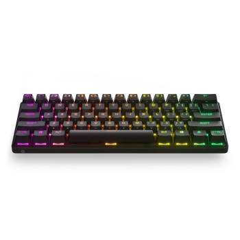 Klawiatura gamingowa SteelSeries Apex Pro Mini klawiatura do gier Światło LED RGB US Wireless OmniPoint Regulowany przełącznik mechaniczny Bluetooth P