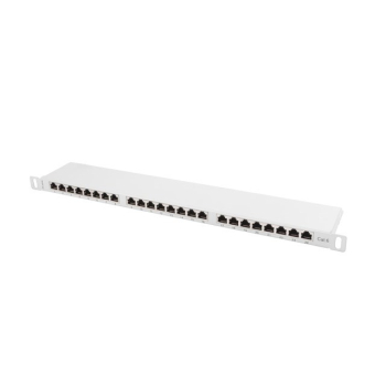 Patch panel Lanberg PPS6-0024-S (0.5U; kat. 6; 24xRJ-45)