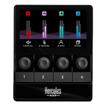 Hercules Stream 100 Czarny 4 przycisków