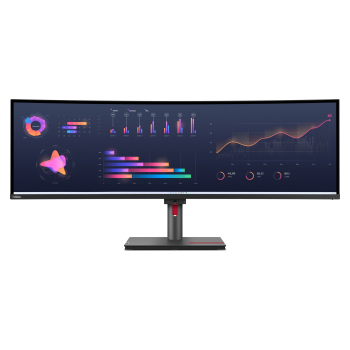 Lenovo ThinkVision P49w-30 monitor komputerowy 124,5 cm (49") 5120 x 1440 px Dual WQHD LED Czarny