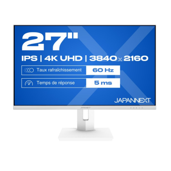 Monitor JAPANNEXT 68,5 cm JN-IPS270UHD60F-C65W-HSP-W HDMI/DP UHD