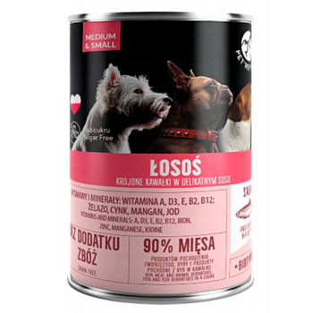 PetRepublic puszka dla psa z łososiem 400 g