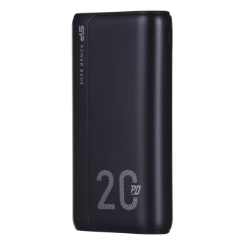 Powerbank Silicon Power QS15 20000mAh QC3.0+PD 2xUSB A, 1x mUSB  + 1x USB C, czarny
