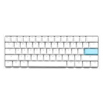 Ducky DKON2061ST klawiatura Gaming USB QWERTY Amerykański międzynarodowy Biały