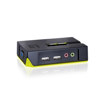 LevelOne KVM Switch  2-Port USB VGA audio support         sw