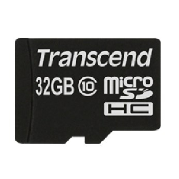 SD microSD Card  32GB Transcend SDHC Class10 w/adapter