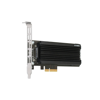 Adapter IcyDock M.2 NVMe SSD to PCIe Adapter Card with heats
