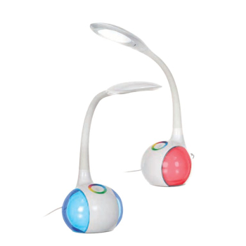 Lampka na biurko stołowa biurkowa LED Activejet RAINBOW RGB biała