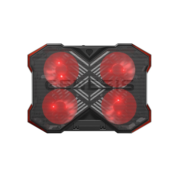 GENESIS Oxid 260 podkładka chłodząca do laptop 43,9 cm (17.3") 1010 RPM Czarny, Czerwony