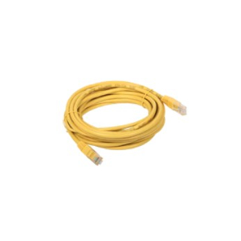 Patchcord UTP A-LAN KKU5ZOL0.5 (RJ45 - RJ45 ; 0,50m; UTP; kat. 5e; kolor żółty)