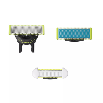 Philips Norelco OneBlade OneBlade QP936/50 Ostrza: 1 × 360, 1 × Anti-Friction, 1 × SkinProtect