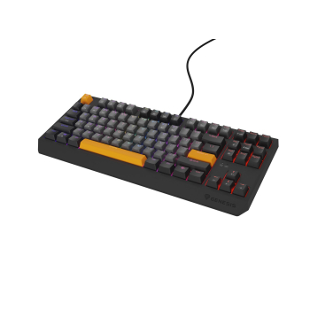 KLAWIATURA DLA GRACZY GENESIS THOR 230 TKL ANCHOR GRAY NEGATIVE US RGB MECHANICZNA OUTEMU RED