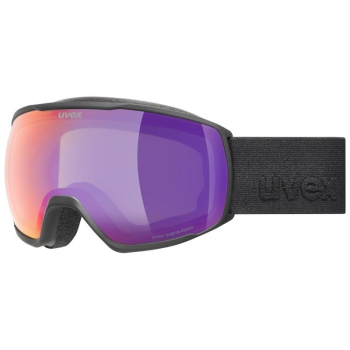 Uvex 5501922130 gogle do sportów zimowych Czarny Unisex Lustro Soczewka sferyczna