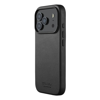 Mujjo Leather Case - etui skórzane do iPhone 17 Pro kompatybilne z MagSafe (black)