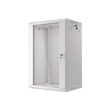 Szafa rack Lanberg WF01-6418-10S (18U; 901mm / 600mm / 450 mm; wisząca; Szklane; 19''; kolor szary)