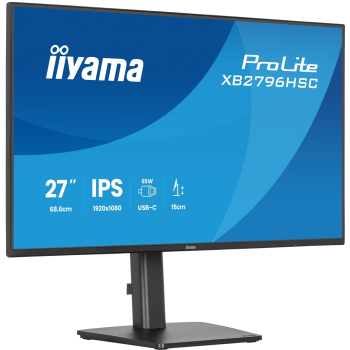 iiyama ProLite XB2796HSC-B1 monitor komputerowy 68,6 cm (27") 1920 x 1080 px Full HD LED Czarny