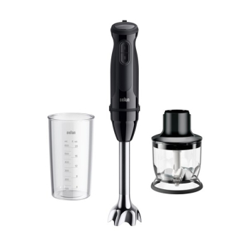 Braun MultiQuick 3 MQ30201M 0,6 l Blender immersyjny 900 W Czarny, Stal satynowa