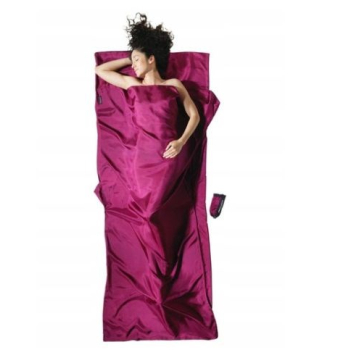 Wkładka do śpiwora Cocoon TravelSheet Silk, mulberry red