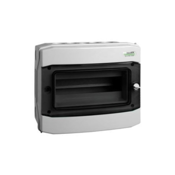 Plastikowa obudowa instalacyjna, natynkowa, IP65, 1 rząd, 12 modułów (PHS 12T)