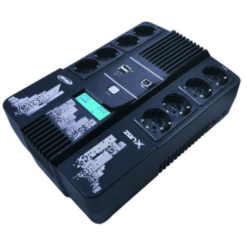 INFOSEC ZASILACZ AWARYJNY UPS ZEN-X 1000, 1000VA, 600W, 8X FR/SCHUKO