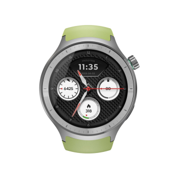 Motorola Moto Watch 512MB Silver_Stainless Steel + Herbal Garden_Silicone  Silver