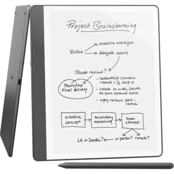 Czytnik Ebook New Kindle Scribe - 2024 release 10.2” glare-free 16GB Wi-Fi (Without Lockscreen Ads) with Premium Pen Tungsten + ładowarka 20W USB-C/US