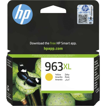 HP 963XL oryginalny wysokowydajny wkład atramentowy żółty