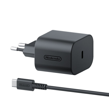 Nintendo 10015096 ładowarka do urządzeń przenośnych Przenośna konsola do gier Czarny Prąd przemienny Wewnętrzna
