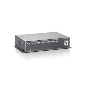 LevelOne POS-4000 - Rozgałęźnik PoE - 15,4 Watt - 1 wtyczka wyjściowa