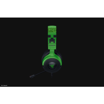 Zestaw słuchawkowy Razer Gaming Kraken V4 X przewodowe nauszne z mikrofonem edycja Minecraft