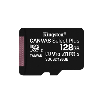 Karta pamięci Kingston Canvas Select Plus SDCS2/128GBSP (128GB; Class 10, Class A1; Karta pamięci)